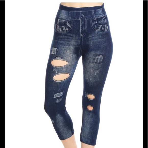 C-Mode Pants - 🌟Sale🌟Denim Printed Leggings